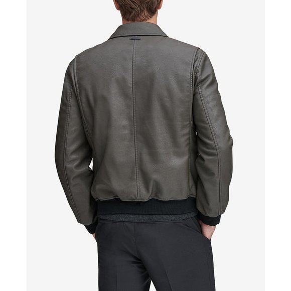 NWT Mens Small Marc New York Faux Leather Jacket - Picture 3 of 4